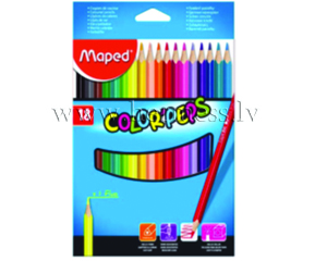 Krsainie zmui, 18 krsas, Maped Color Peps